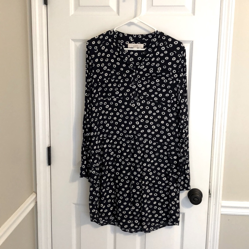 Long sleeve/ 3/4 sleeve dress.